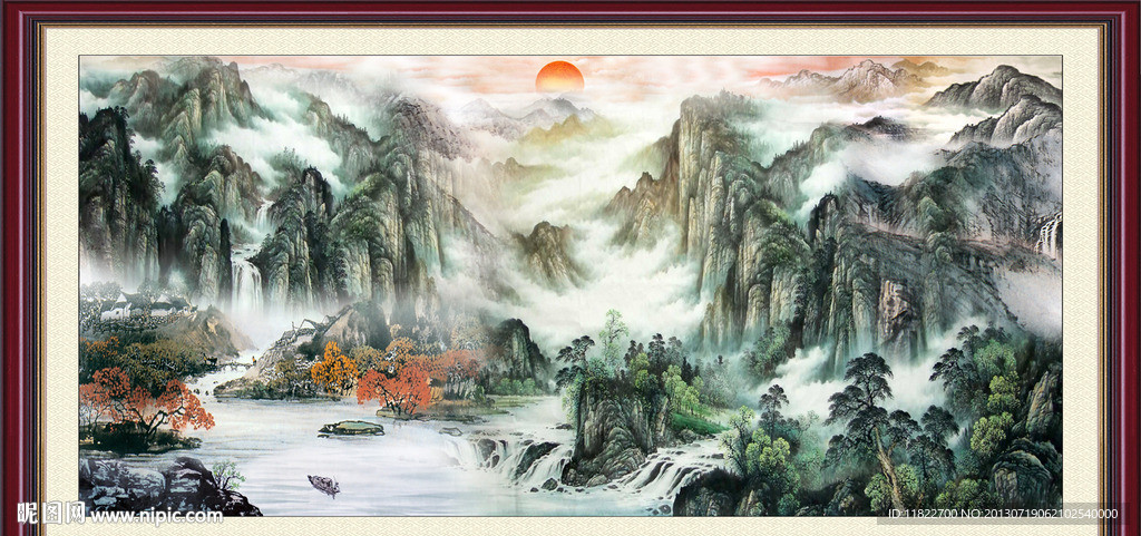 国画山水