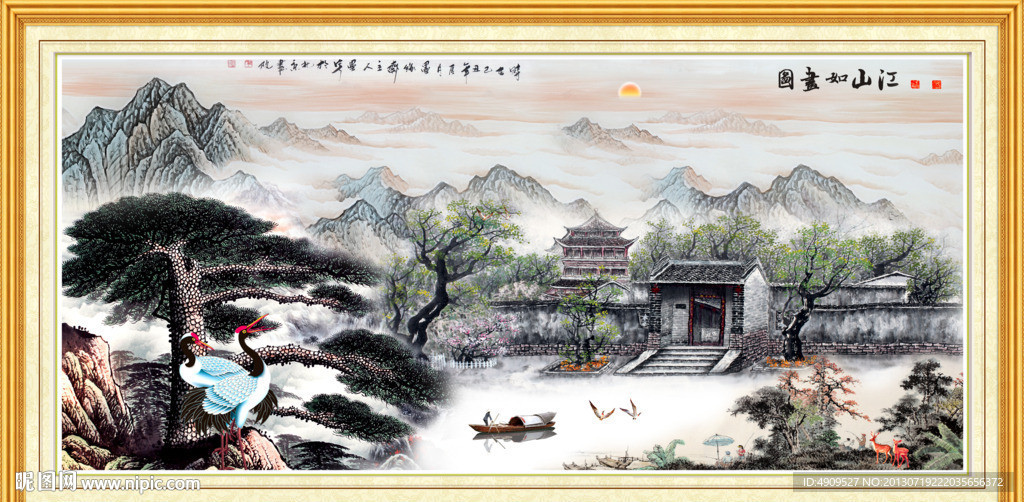 客厅风景画 大厅风景画