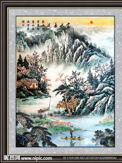 巨幅山水画
