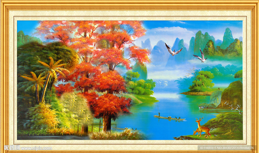 欧式油画