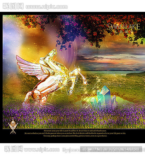 地产广告形象画