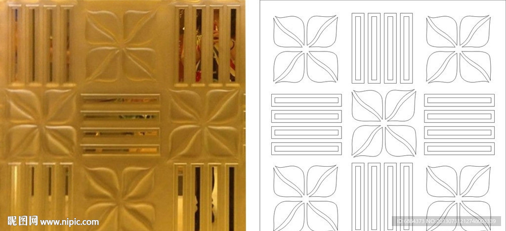 欧式花 线条图 砂雕