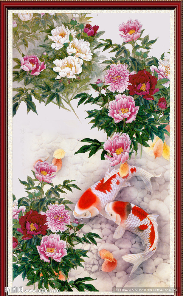 花开富贵吉祥图