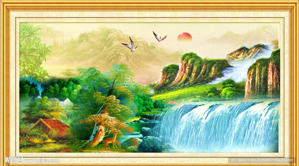 油画风景