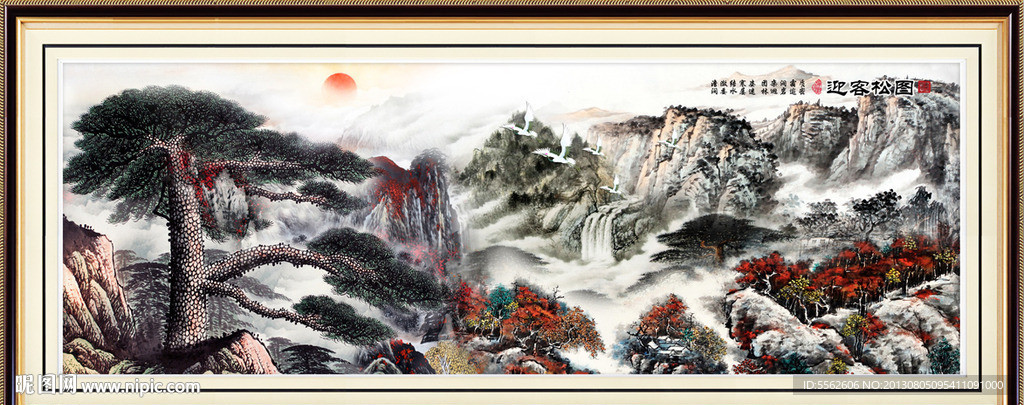 黄山迎客松