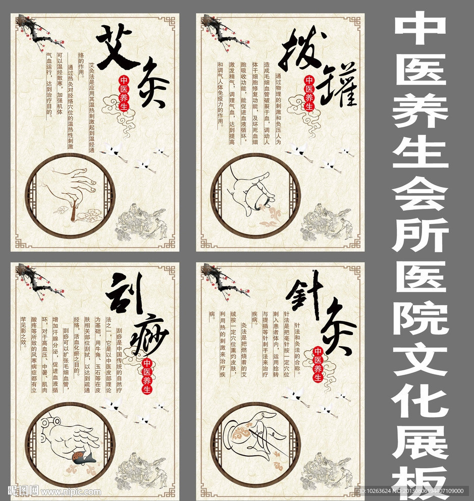 中医养生文化展板