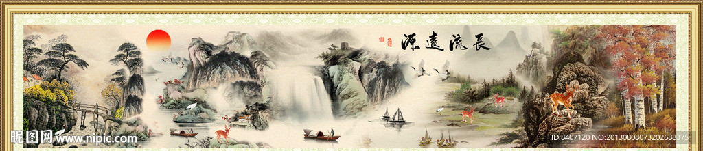 国画山水