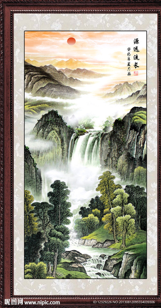 巨幅山水画