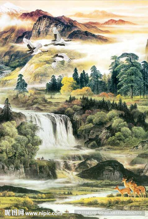山水国画