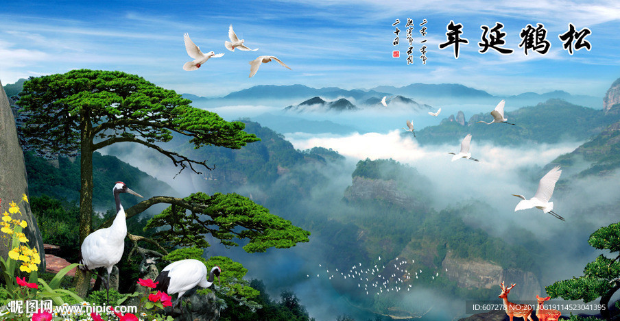 黄山迎客松