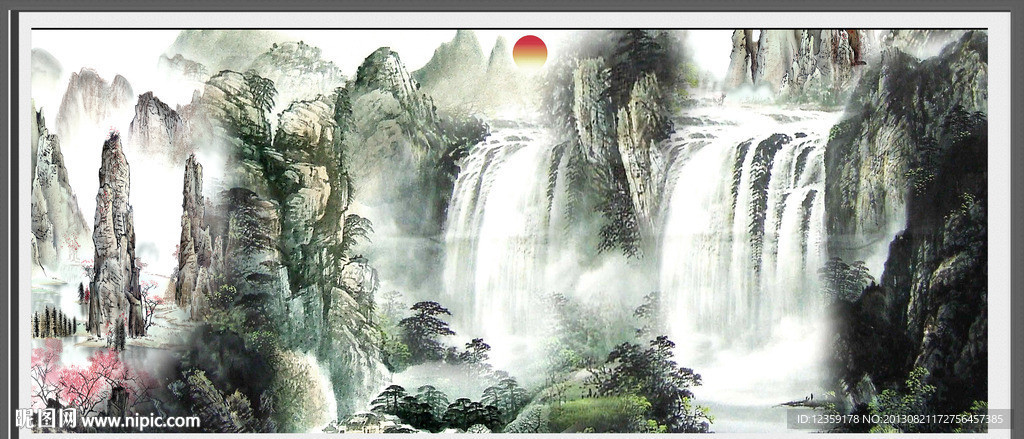 山水风景画