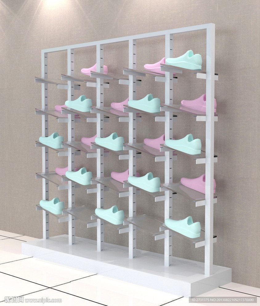 鞋中岛架 货架