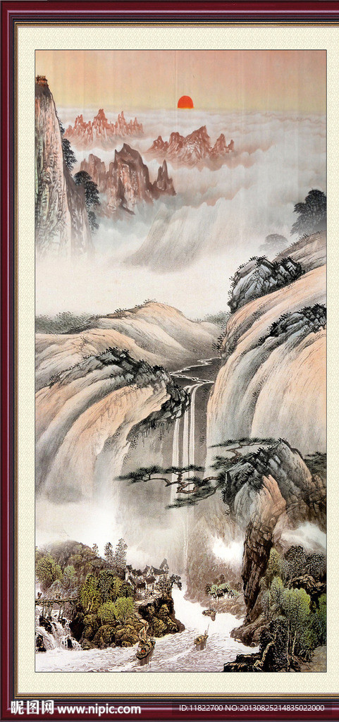 山水风景画