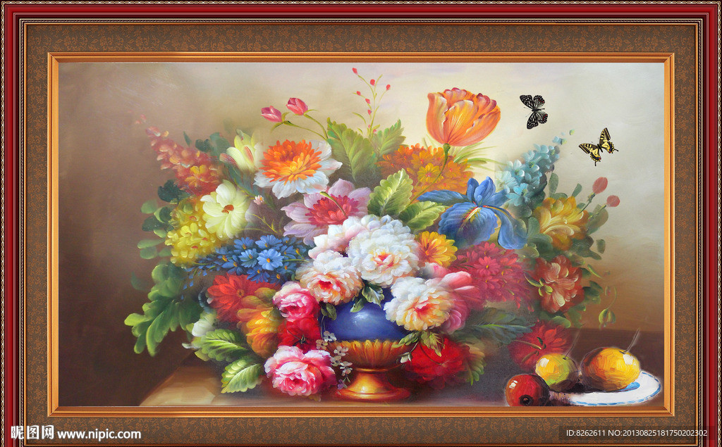 花卉油画