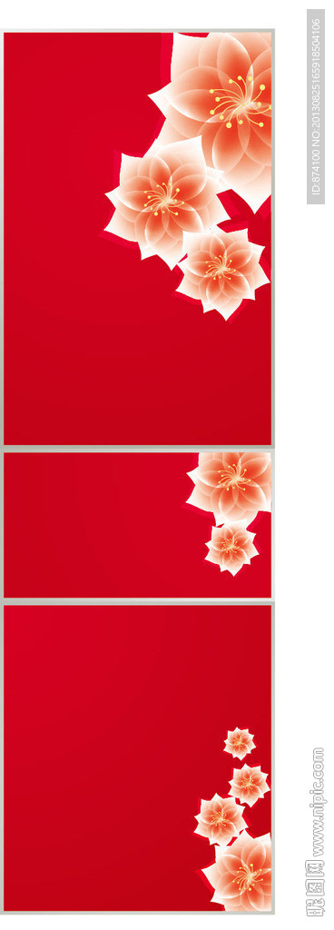 冰箱樱花画