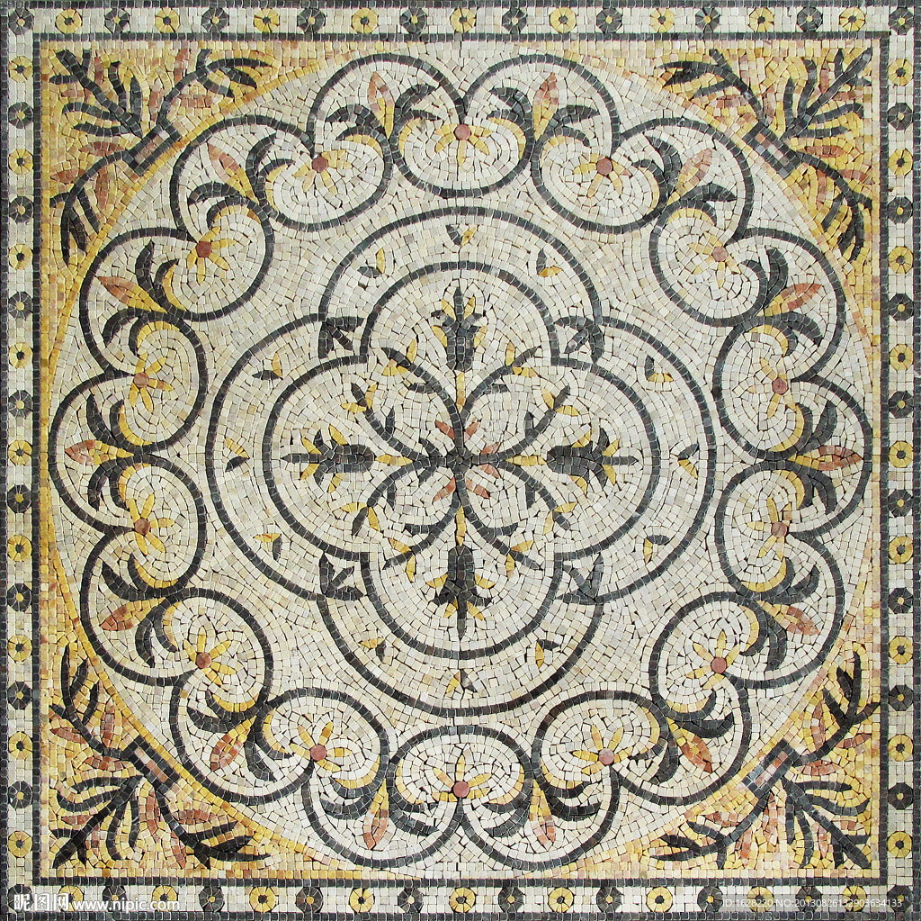 装饰马赛克拼花纹理