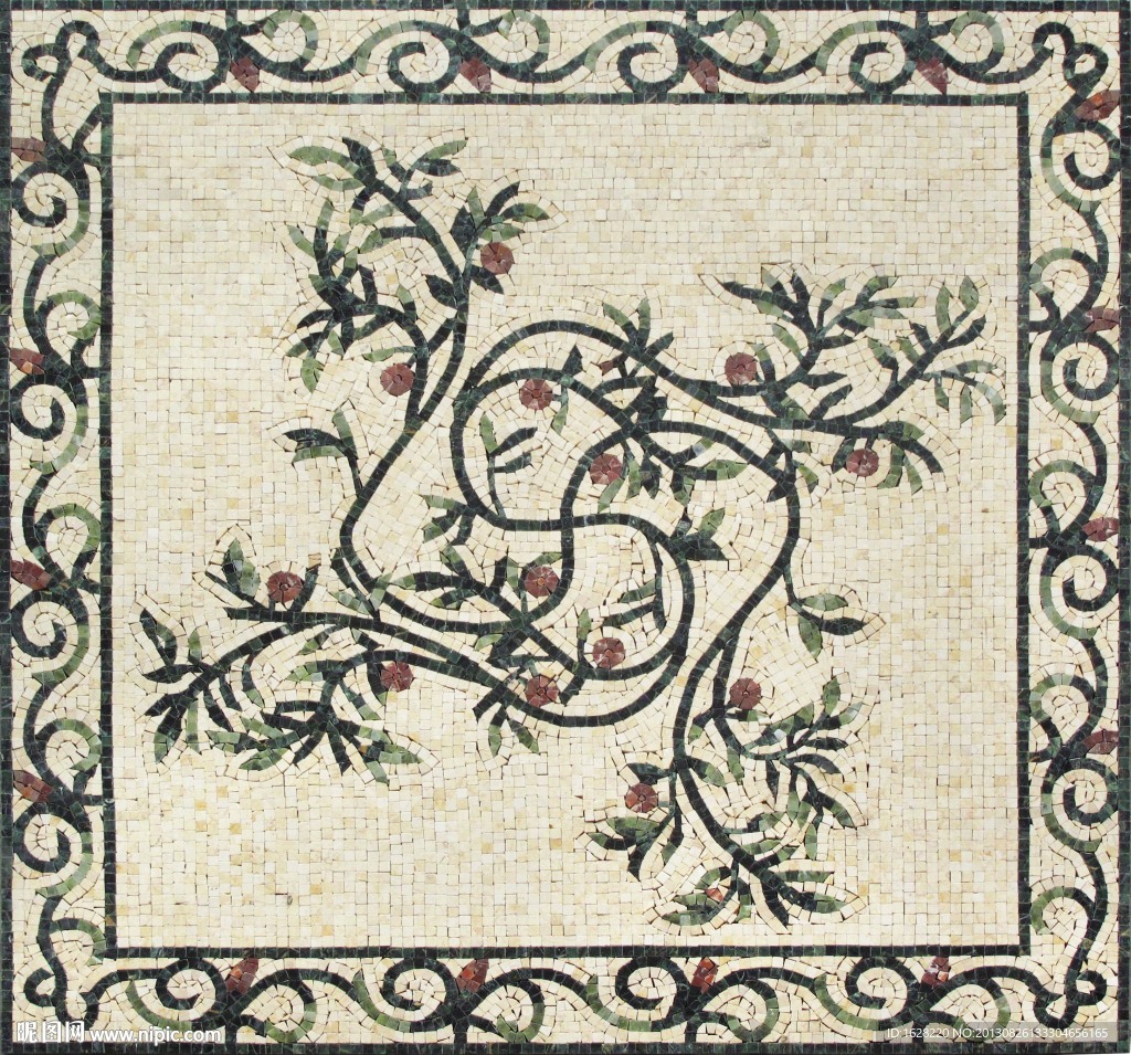 装饰马赛克拼花纹理