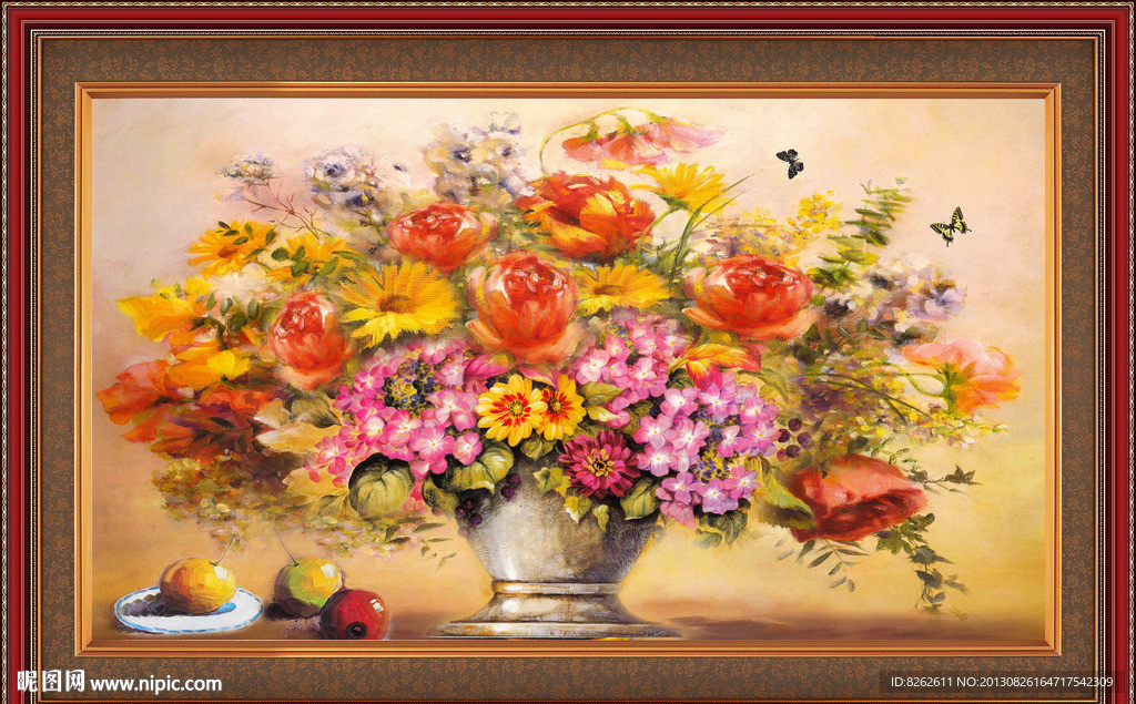 花卉油画