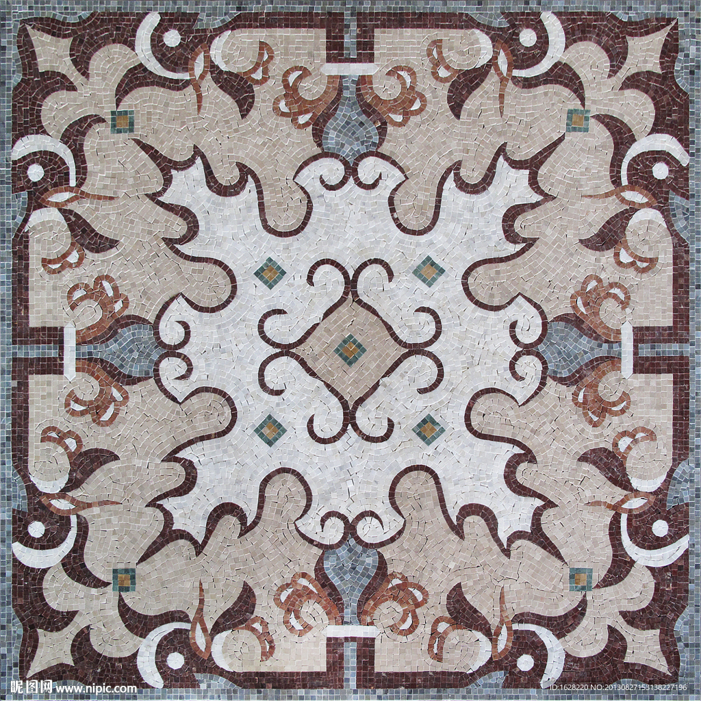 装饰马赛克拼花纹理