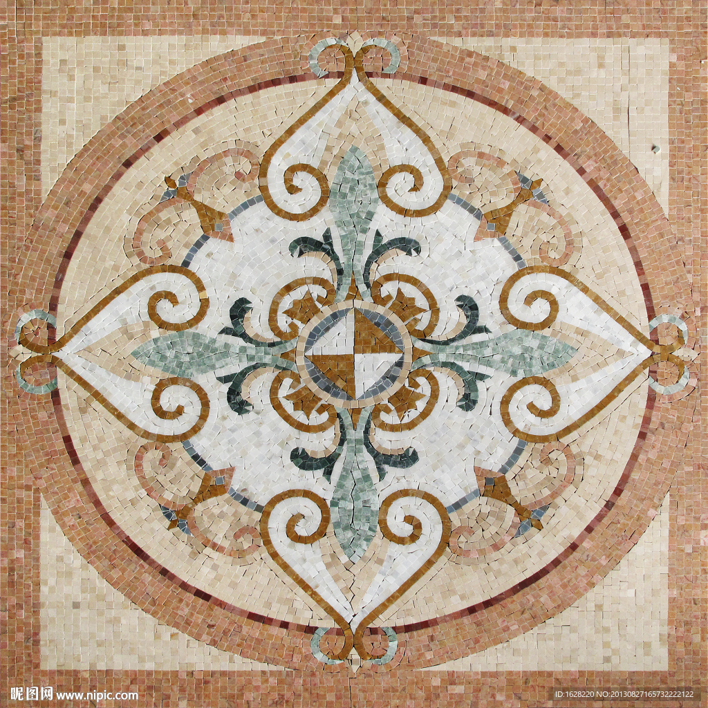 装饰马赛克拼花纹理