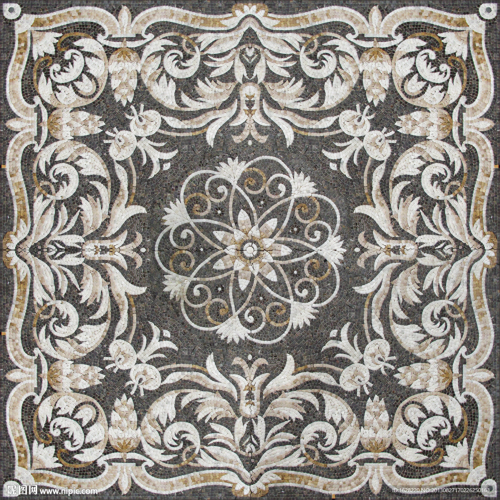 装饰马赛克拼花纹理