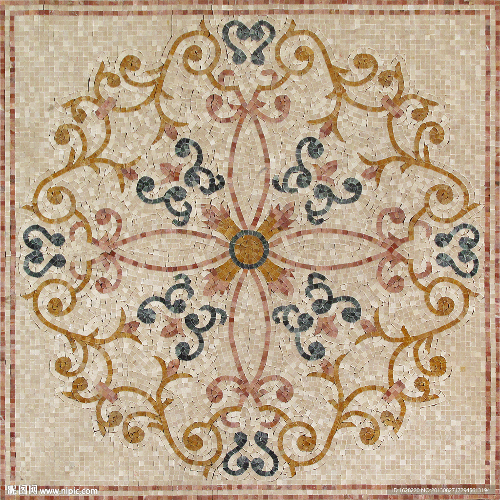 装饰马赛克拼花纹理