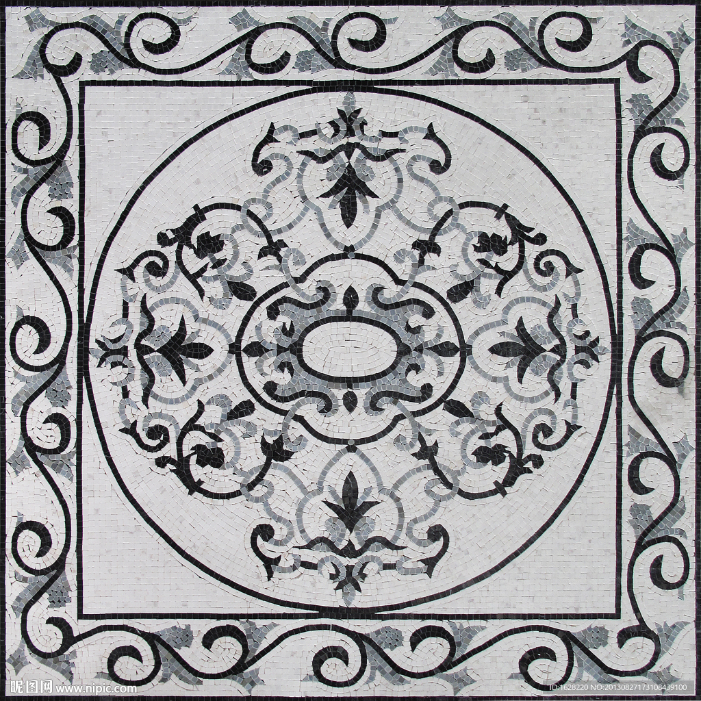 装饰马赛克拼花纹理