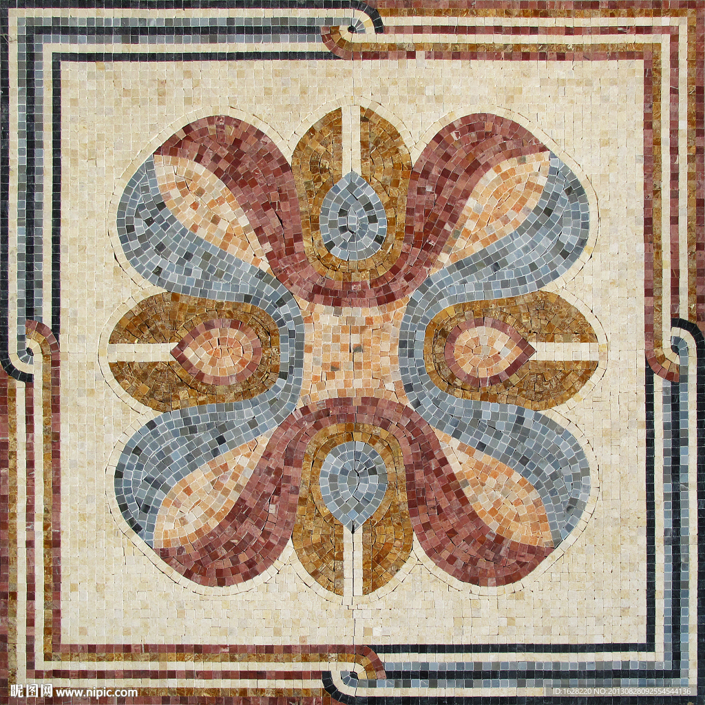 装饰马赛克拼花纹理