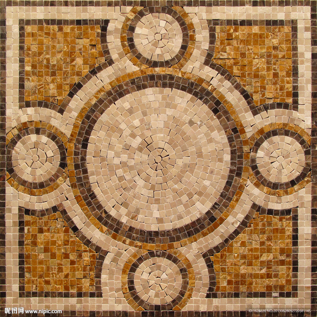 装饰马赛克拼花纹理