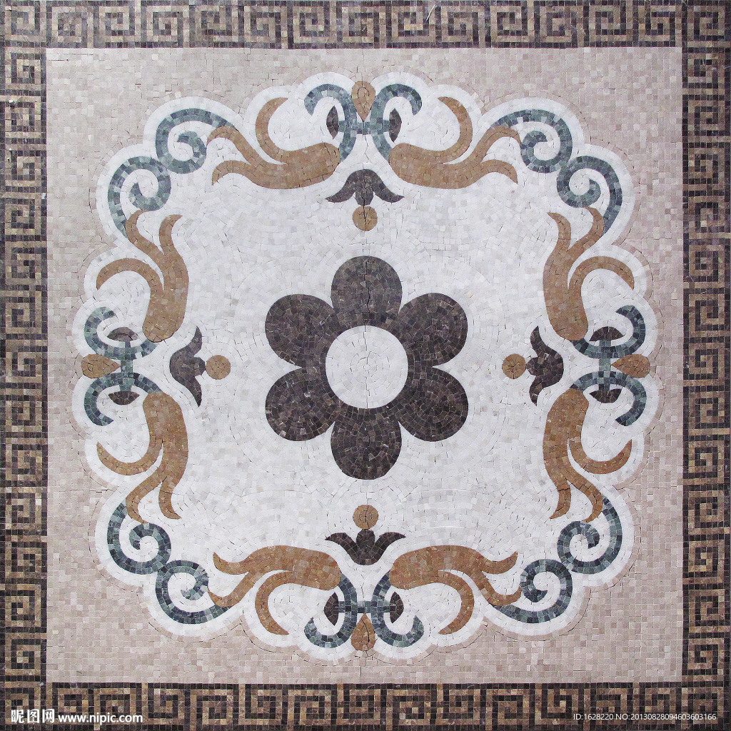 装饰马赛克拼花纹理