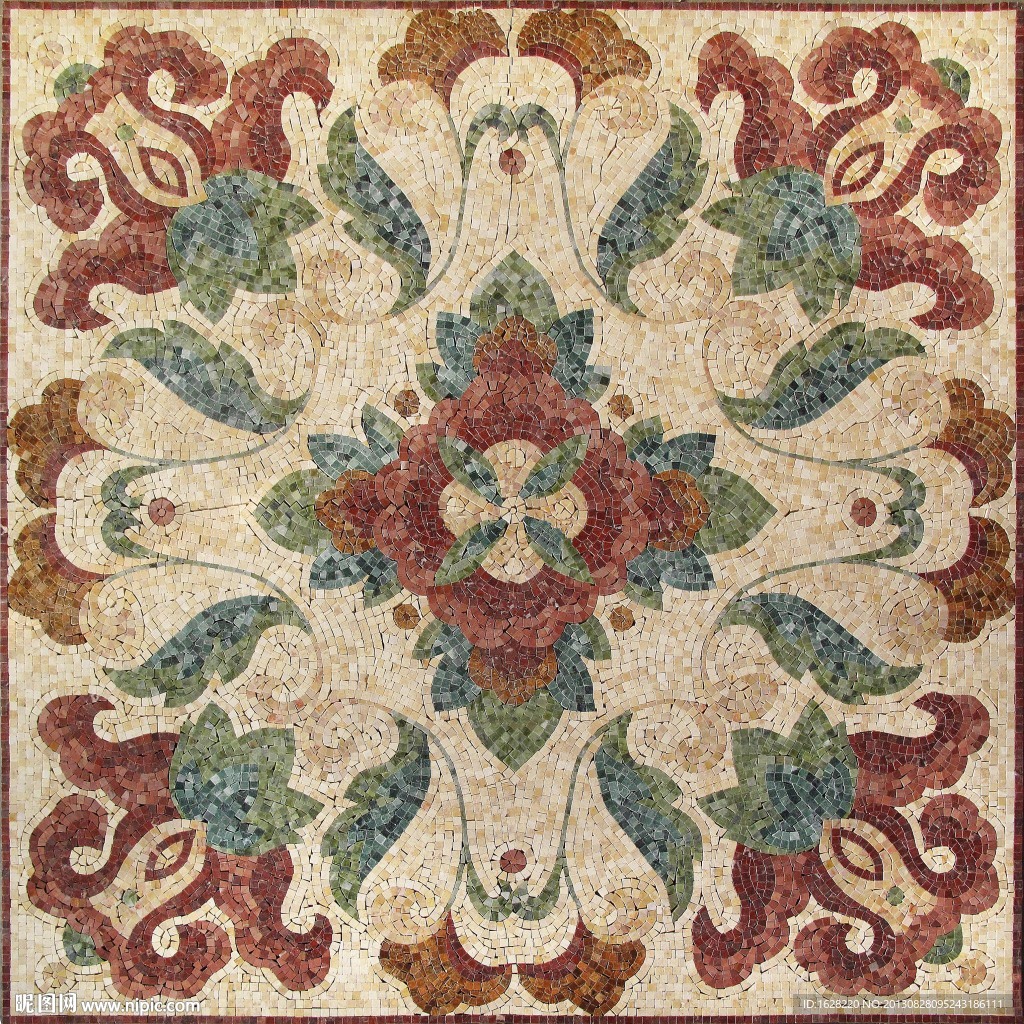 装饰马赛克拼花纹理