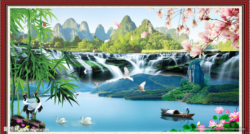 山水风景画