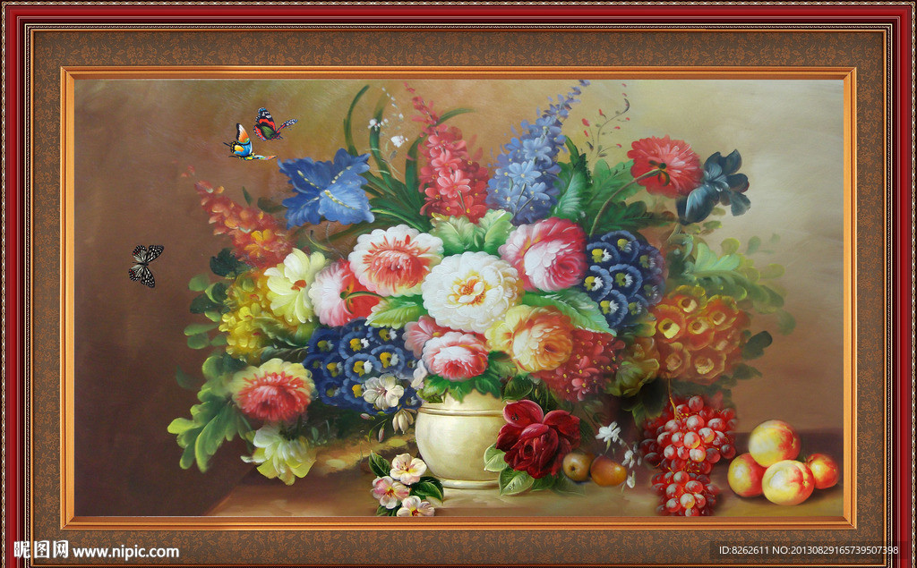 花卉油画