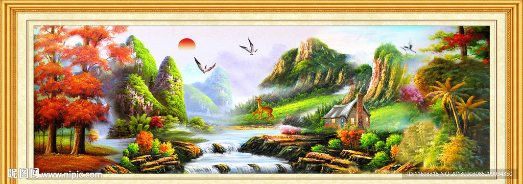 风景油画