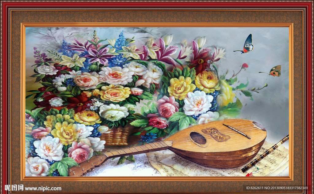 花卉油画