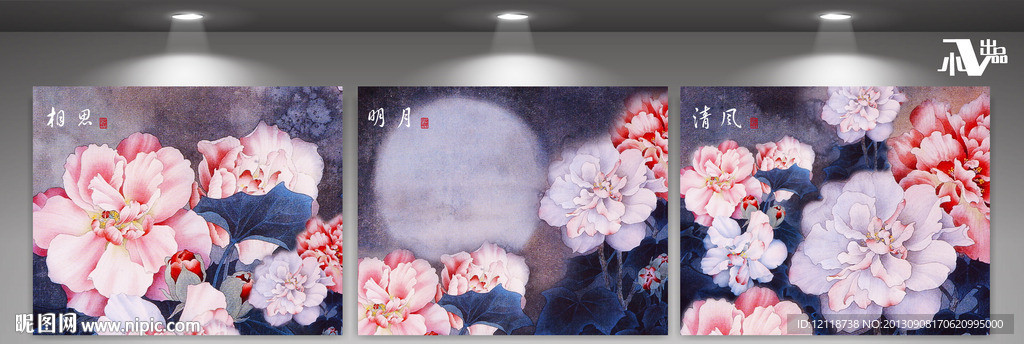 古典装饰画墙画壁画