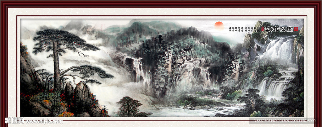 黄山迎客松