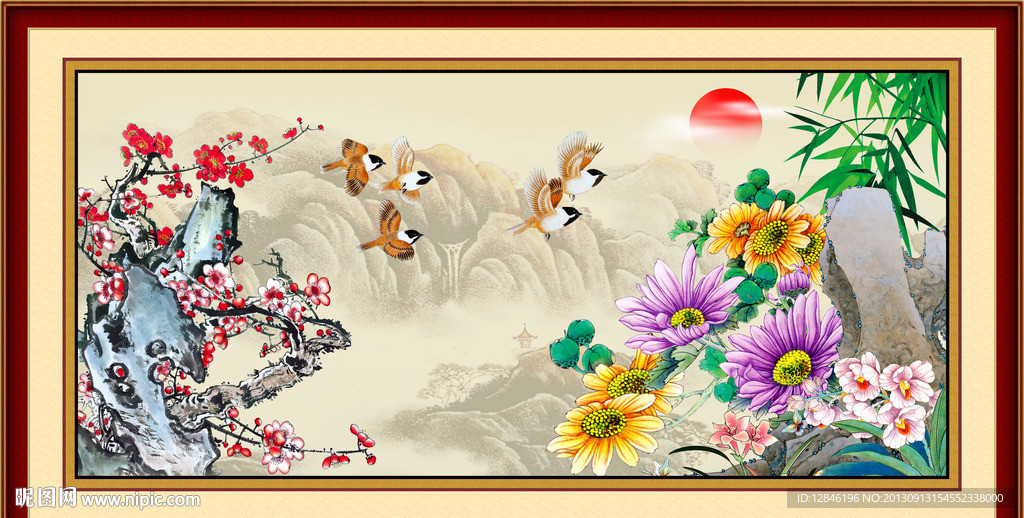 梅兰竹菊