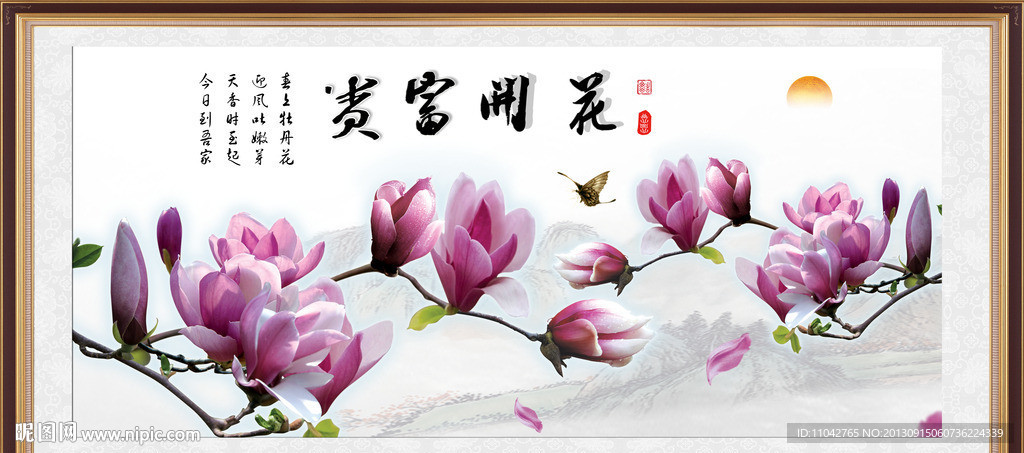 玉兰花 花开富贵