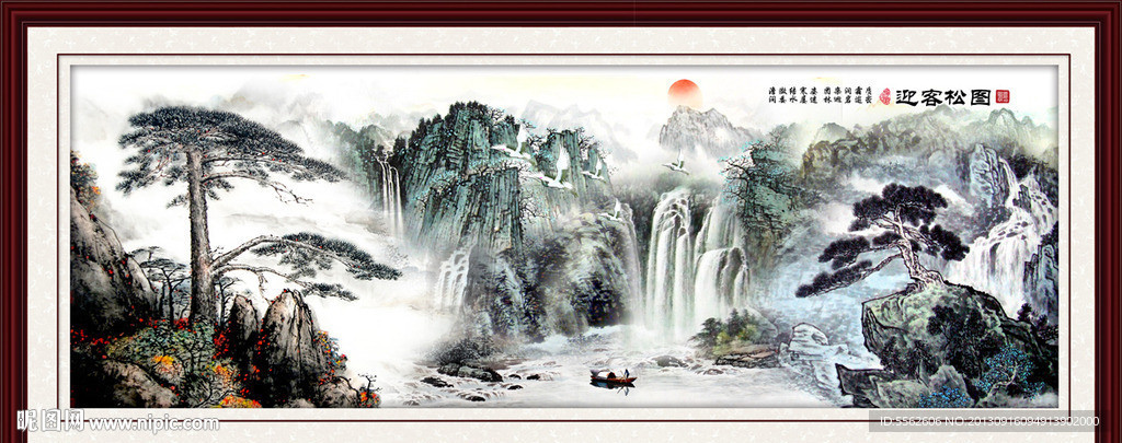 黄山迎客松