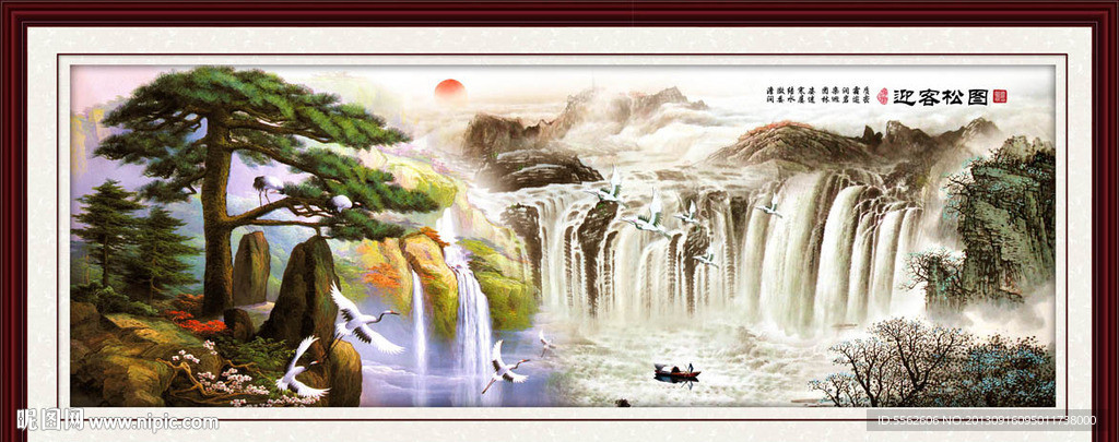 黄山迎客松