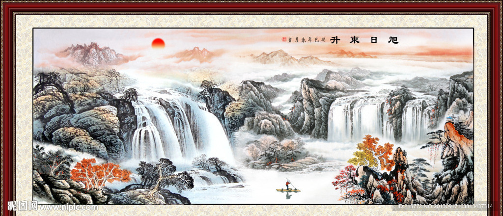 巨幅山水画