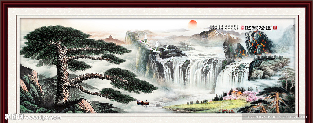 黄山迎客松