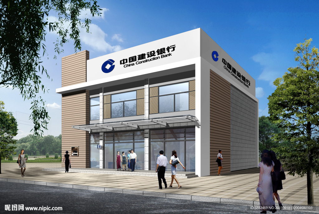 建设银行效果图