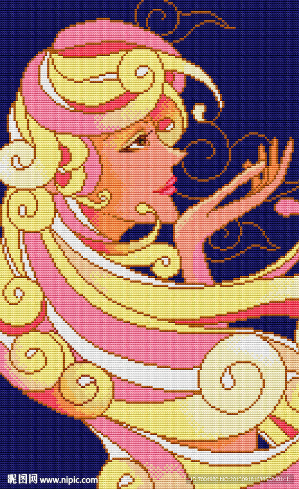 十字绣源文件 钻石画