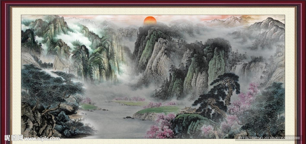 国画山水