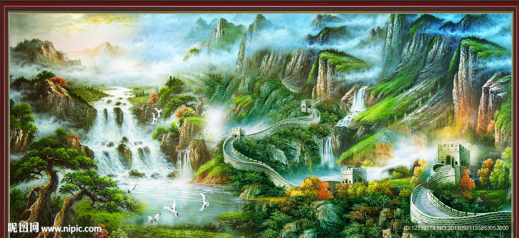 山水风景画