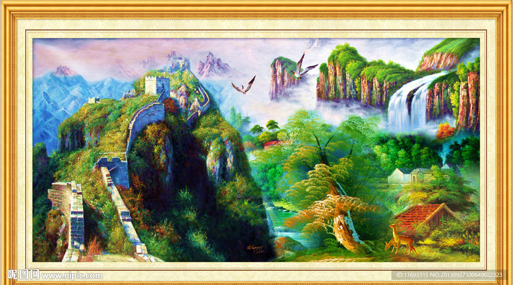油画