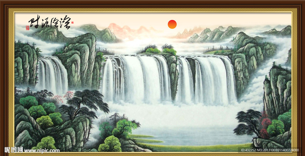 国画山水