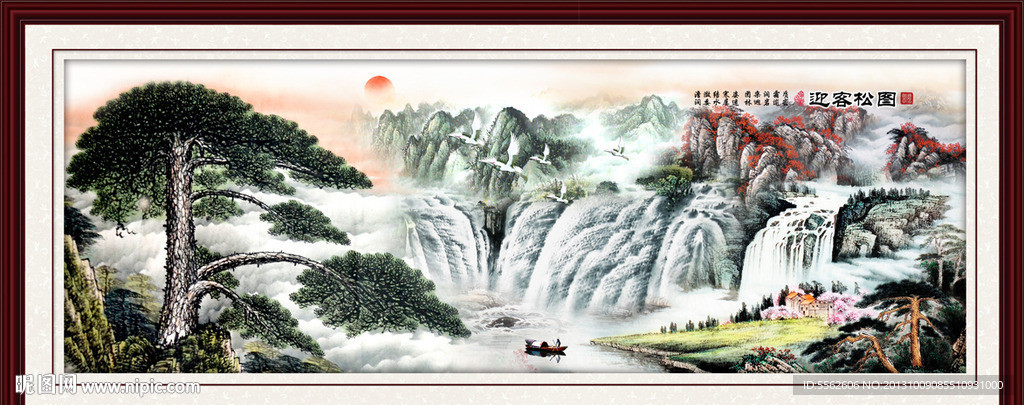黄山迎客松